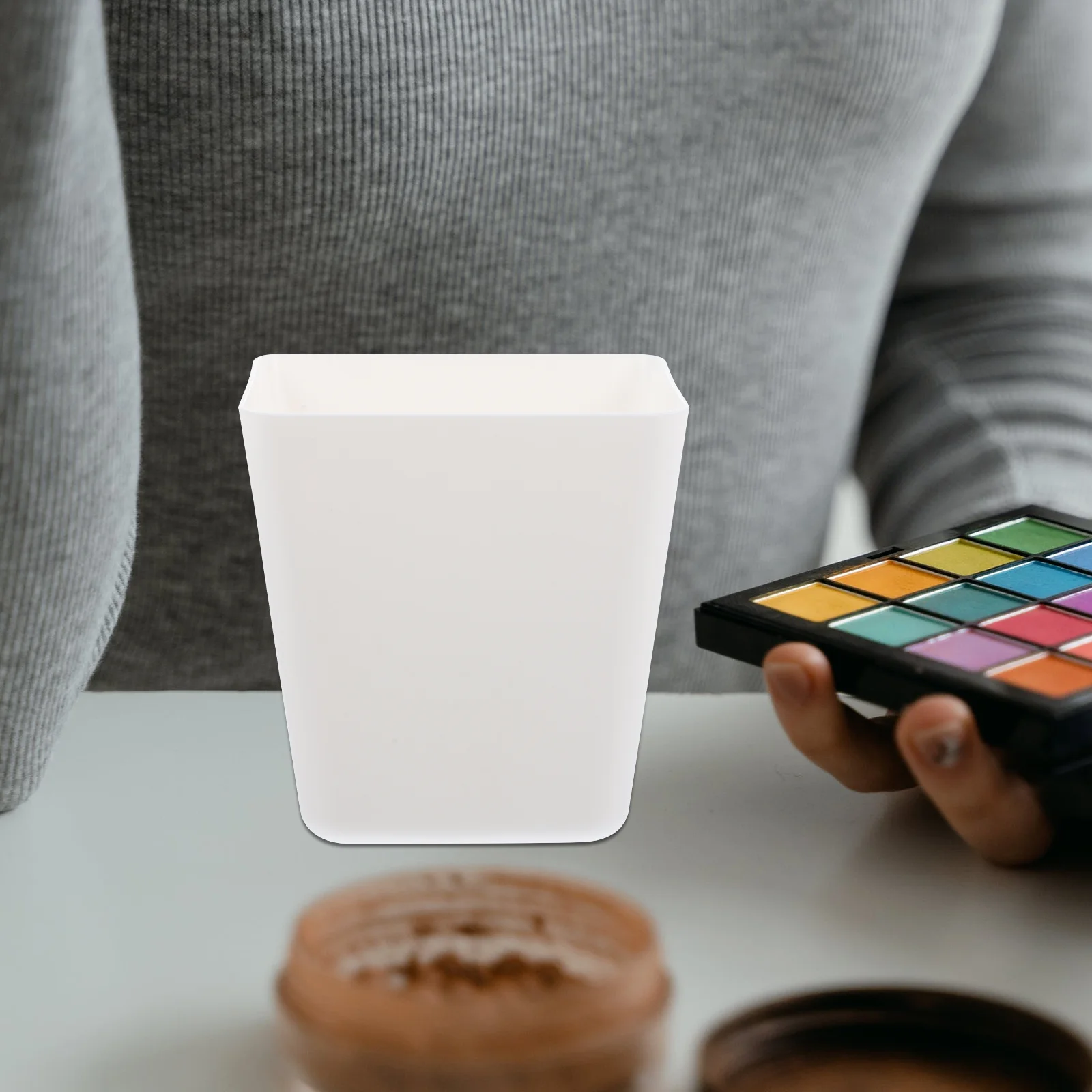 

5Pcs Utility Cart Hanging Cup Large Space Makeup Nail Pens Storage Organizer Home Office Hotel School Decorative Gift