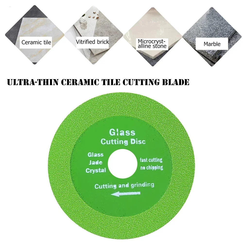 Glass Cutting Disc 20mm Inner Hole Diamond Marble Saw Blade Jade Crystal Wine Bottles Grinding Chamfering Polishing Cutting Disc