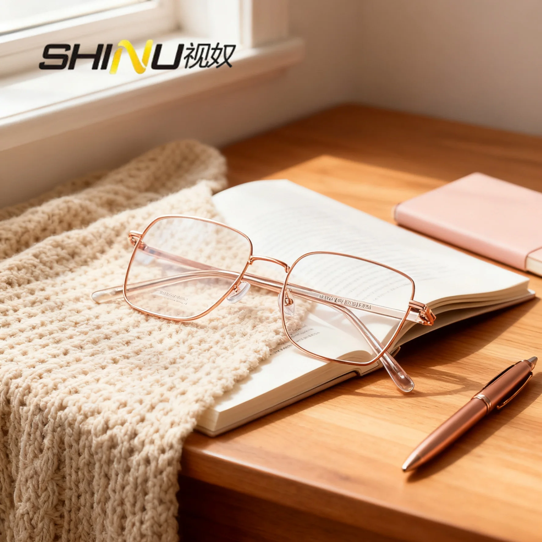 

SHINU Progressive reading glasses men Presbyopic Literary oval frame metal glasses myopia glasses custom Multifocal Presbyopia