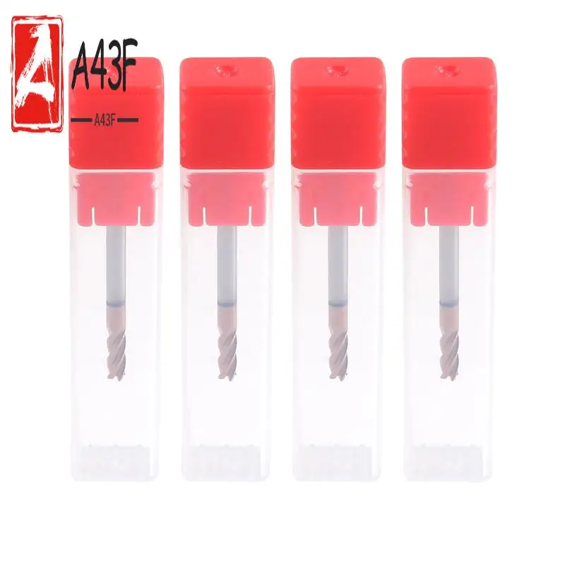 

A43F-5PCS Твердосплавные концевые фрезы 3 мм Концевая фреза D3X8XD4X50L 4 фрезы Боковая фреза Профилирующая торцевая фреза Стандартная длина