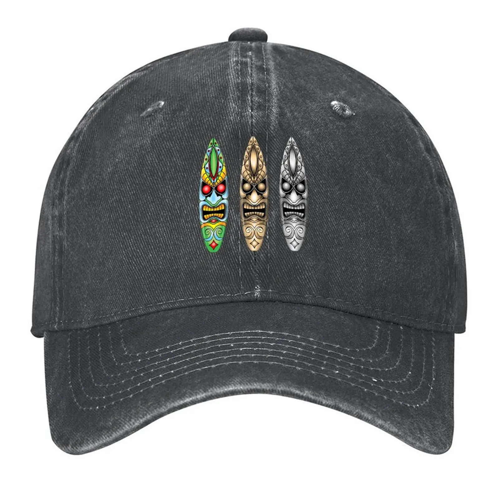 

Tiki Surfboards Baseball Cap Visor hats for men custom caps black Golf Wear Men Women's