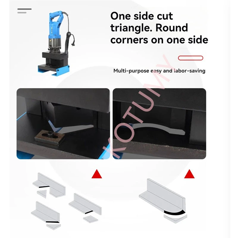 Electric Angle Iron Chamfering Machine Cutting machine Hand-held Angle Steel Cutting Chamfering Channel Steel Cutting