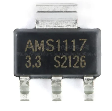 YYT 20PCS Original Genuine UMW AMS1117-3.3 SOT-223 1A Low Dropout Linear Regulator LDO Chip