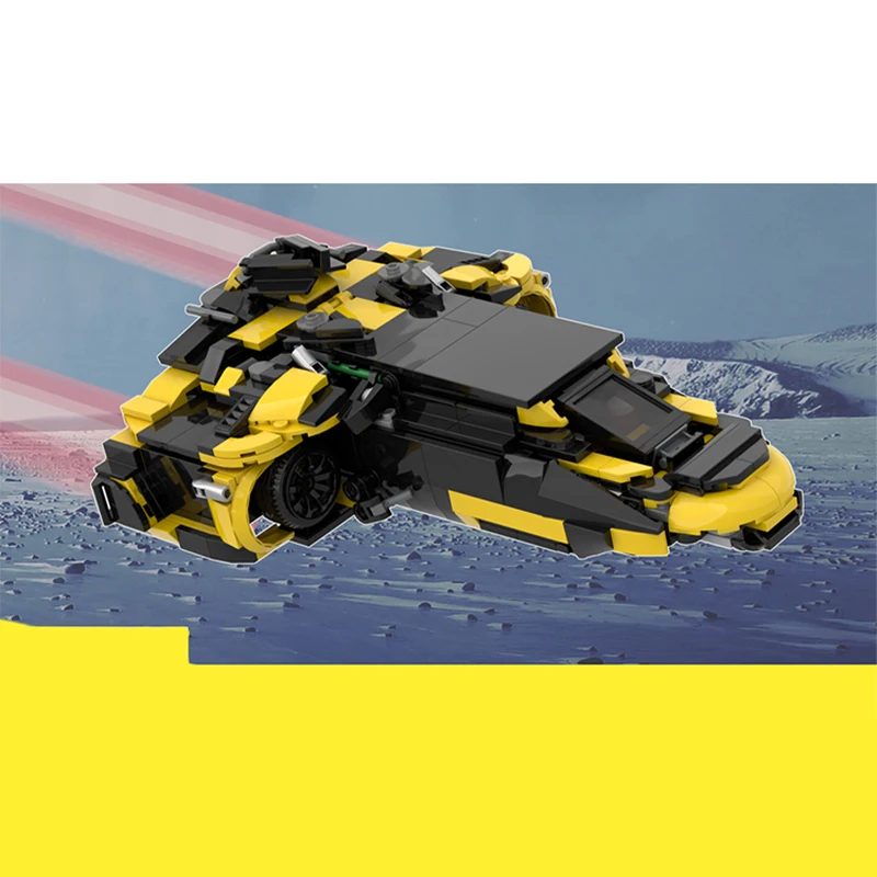 

715PCS MOC 76924 Blacktron Shuttle Alternate Build Spaceship Model Modular Building Blocks DIY Creative Toys Gift