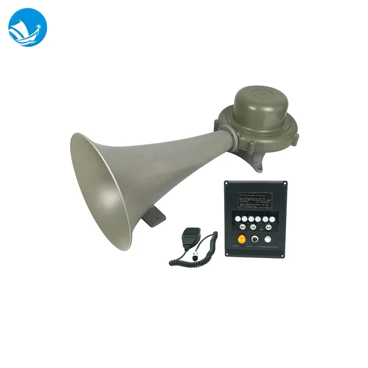 BZCDD-300B-24 300W Electric Marine Horn WITH SPEAKER MARINE SOUND SIGNAL
