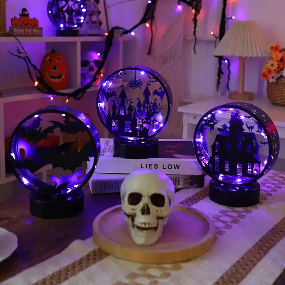 

Atmosphere Lamp Halloween Party Decoration Spooky Castle Halloween Night Light Table Lamp for Themed Parties Haunted Houses