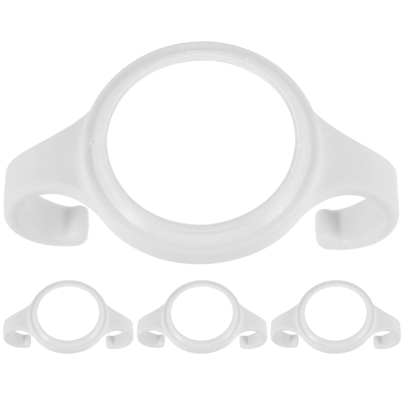 4Pcs Baby Bottle Handle Grip Removable Plastic Handles Double Side Hold Feeding Bottle Accessory for Infant Baby Feeder Handle