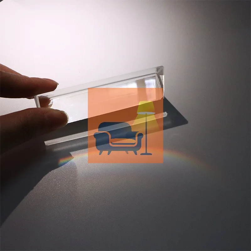 Educational Glass Prism - Spectral Reflection, Ideal Teaching And Photography Tool, Perfect Gift For Science Enthusiasts