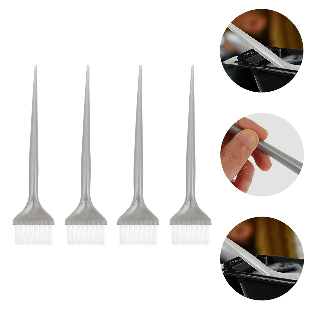 

4 Pcs Comb Tint Brush Dye Set Hair Salon Coloring Plastic Hairdressing Tool Accessories