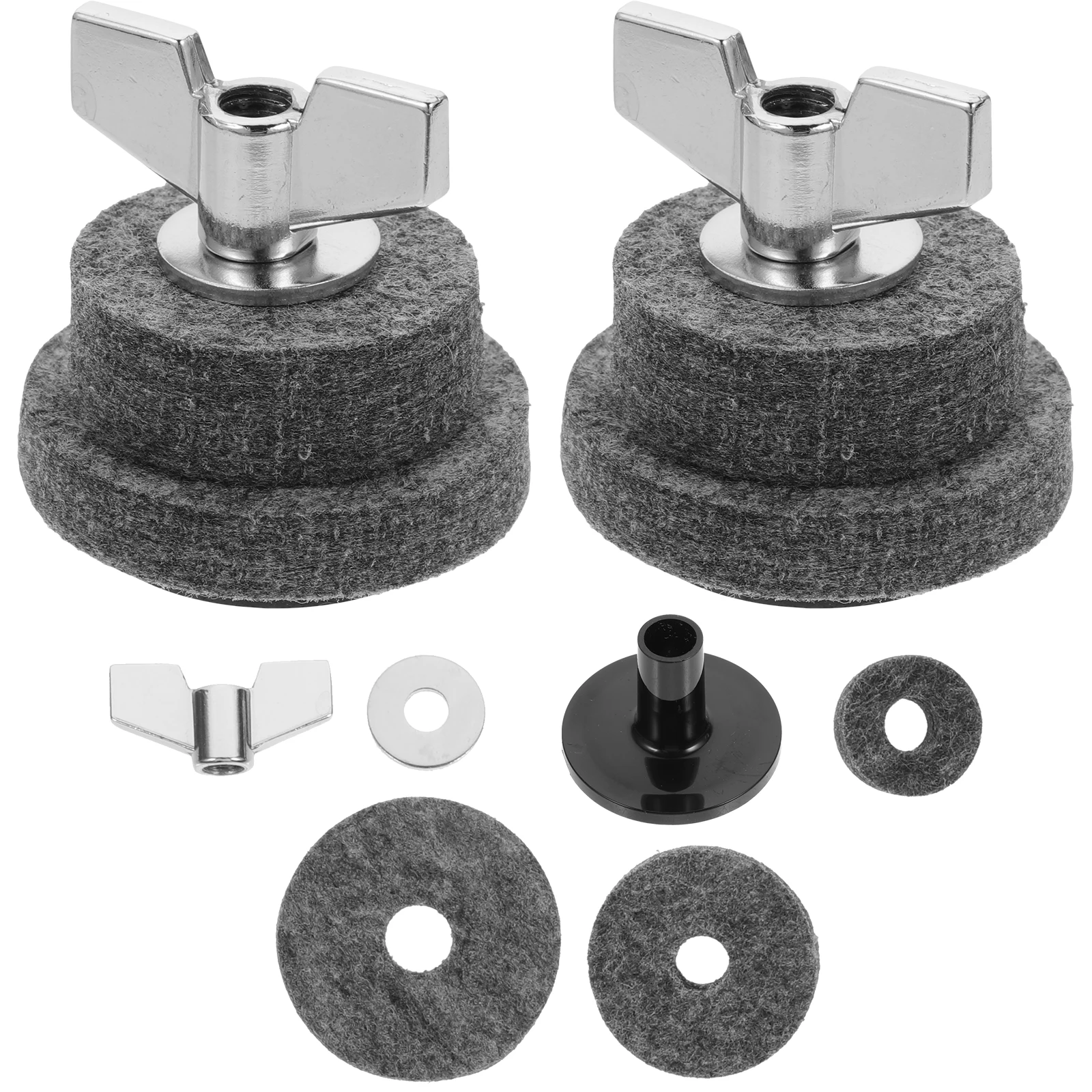 

1 Cymbal Set Replacement Accessory Durable For Hi Hat Felt Stand Kit Accessories Cymbals Accessories Disc Nuts Drum Non Slip