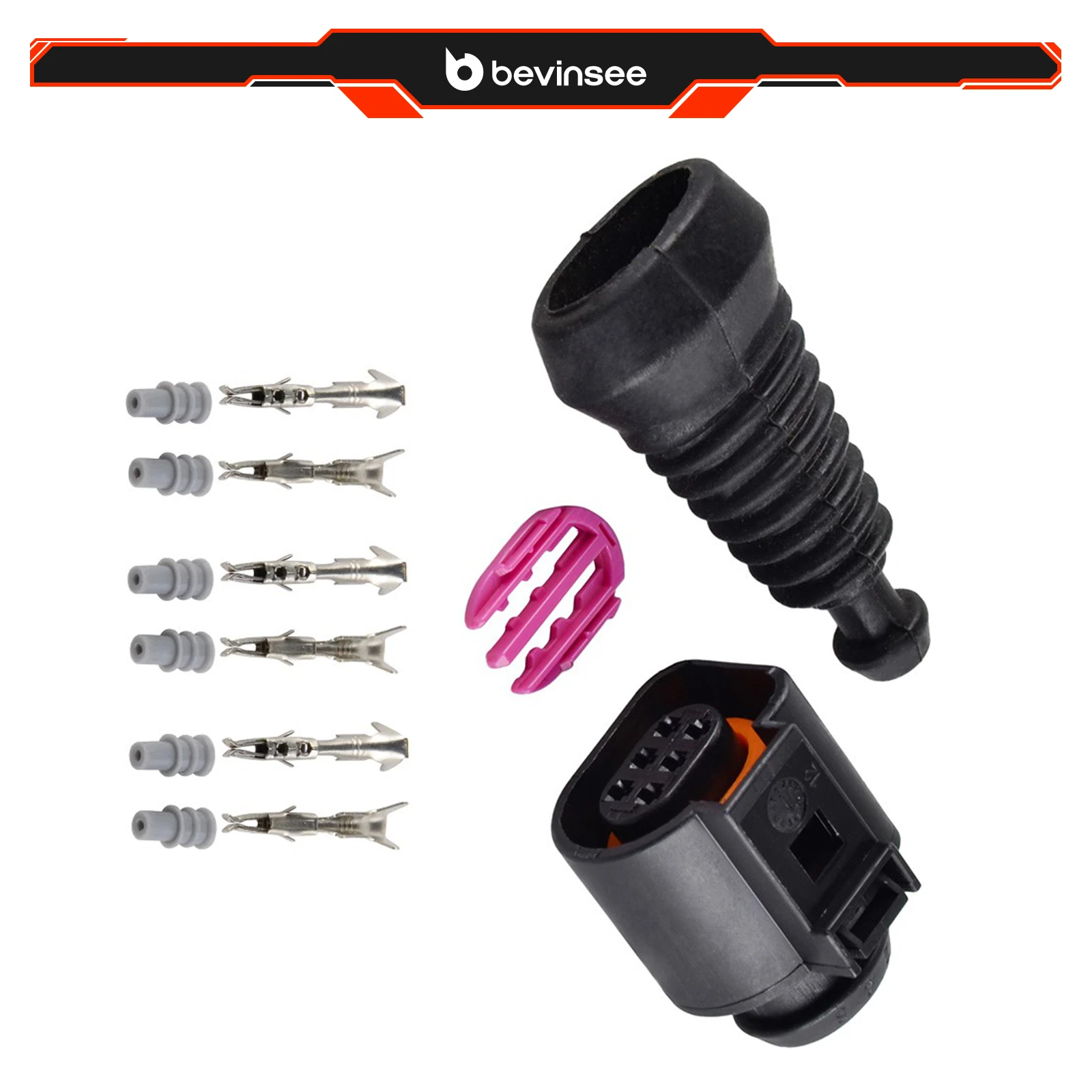 

Для Bosch LSU4.9 Разъем широкополосного датчика 1J0973713, для VW для Audi