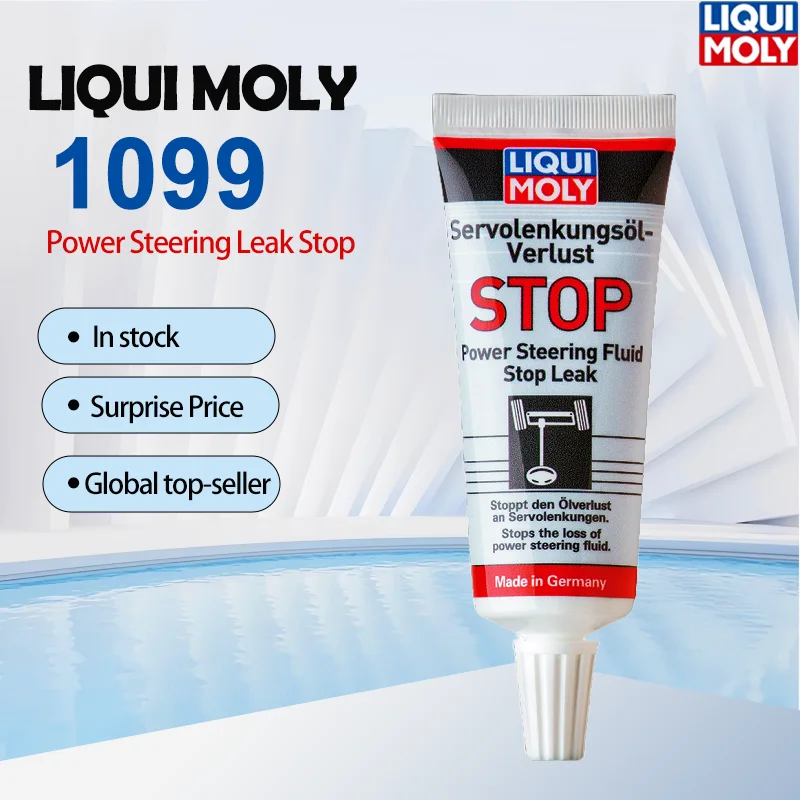 LIQUI MOLY 1099 Power Steering Oil Loss Stop Prevents Oil Loss Reduce Noise Power Steering Fluid Stop Leak 35ML