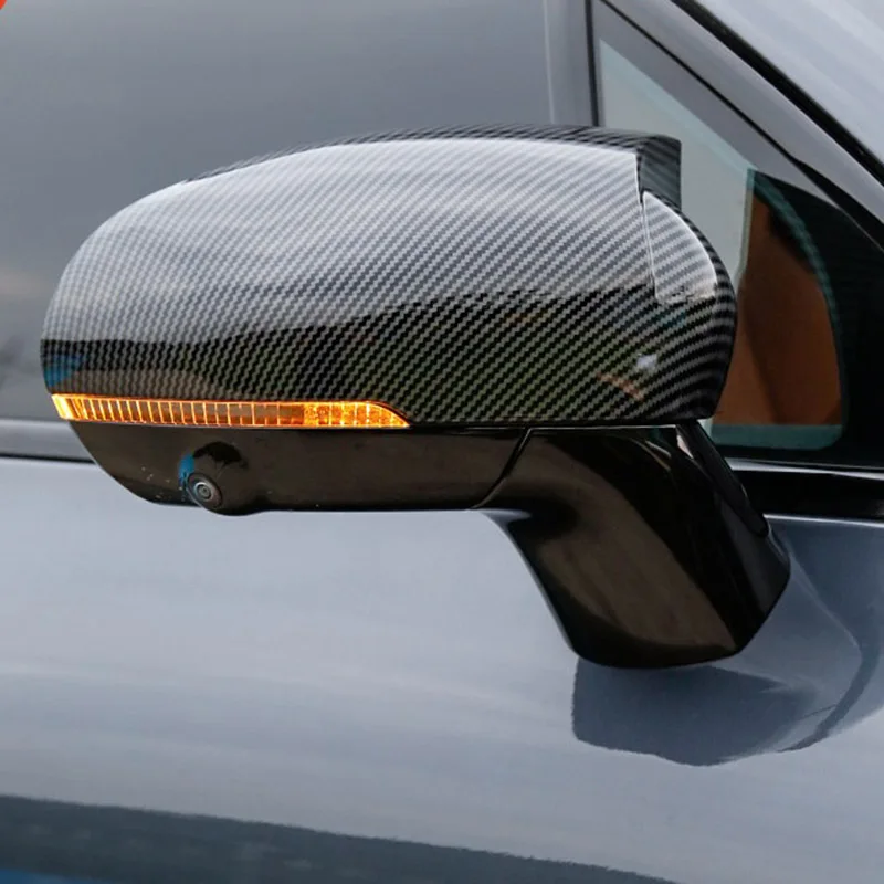 2Pcs Ox‑Horn Rearview Mirror Cover Anti‑Collision Trim Protector for Leapmotor C10 C16 Exterior Accessories