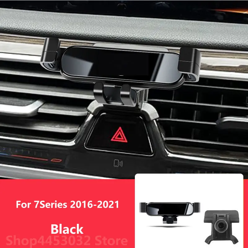 حامل هاتف محمول للسيارة لسلسلة بي دبليو 7 ، G12 ، G11 ، F02 ، F03 ، F04 ، F04 ، 7.5 ، قوس يتصاعد ، حامل نظام تحديد المواقع ، ملحقات دعم قابلة للتدوير #1