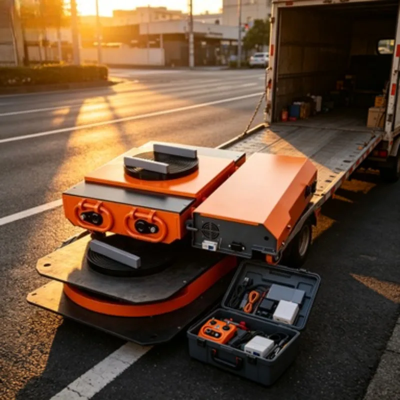 Explosion-Proof Electric Tank Trolley Remote Control Transporter, 360-Degree Rotating Heavy Load Mover