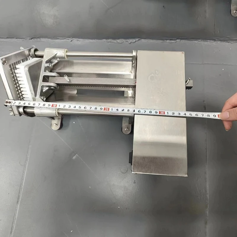 Potato Chips Making Machine 220V Electric Tabletop Carrot Sweet Potato Cucumber Strips Cutter Stainless Steel Cutting Machine