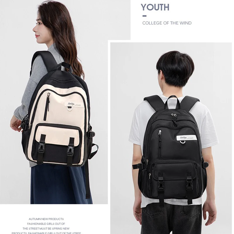 Junior High School School Bag New Mori Large Capacity Load Reduction Ins Backpack High School Appearance Level Backpack
