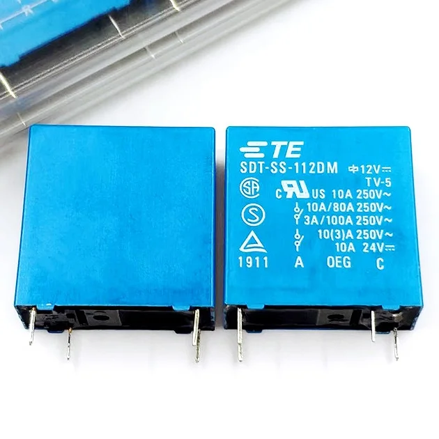 10PCS Original New Relay SDT-SS-112DM  SDT-SS-124DM 4PIN 10A/250VAC 12VDC