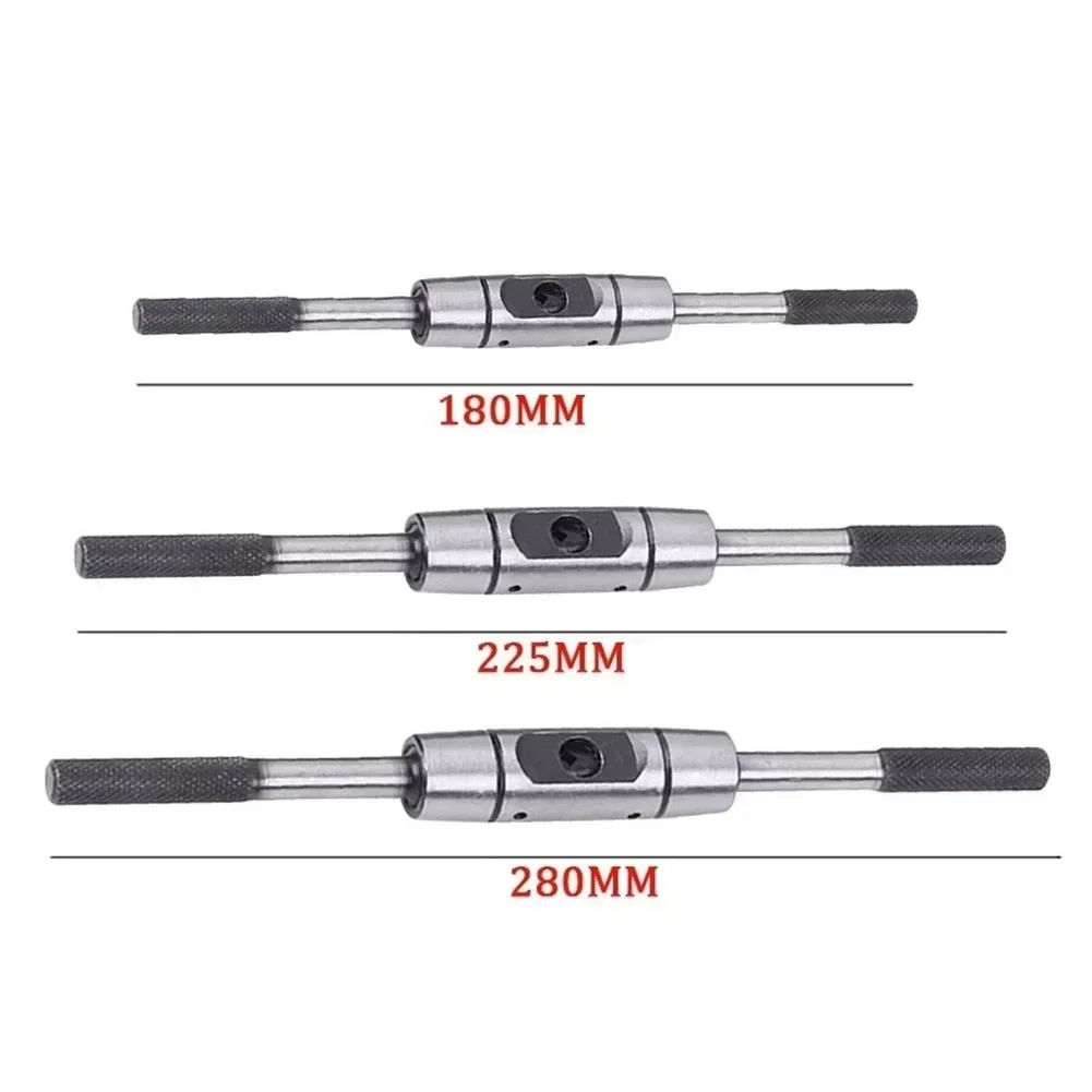 Hand Tap Wrench M1-M8/M4-M10/M6-M14 Tapping Winch Hard Steel 180/225/280mm For Metalworking Drilling Center Tools Accessories