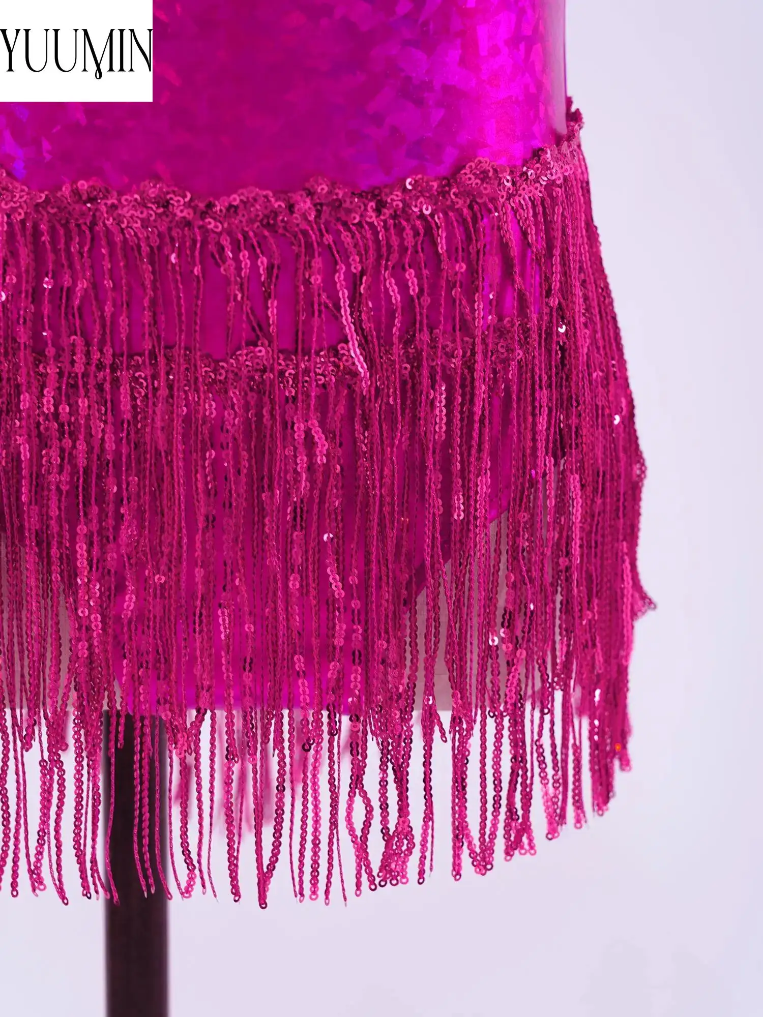 Kids Girls Latin Dance Costume Glittery Sequins Tassel Dance Leotard Jumpsuits Fringed Bodysuit Cha-Cha Tango Dancewear