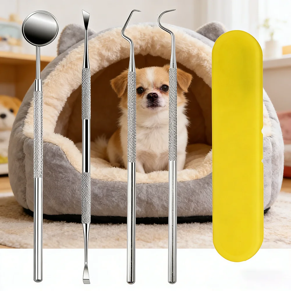 Reusable Pet Dental Tools, Stainless Steel Tartar Cleaning K