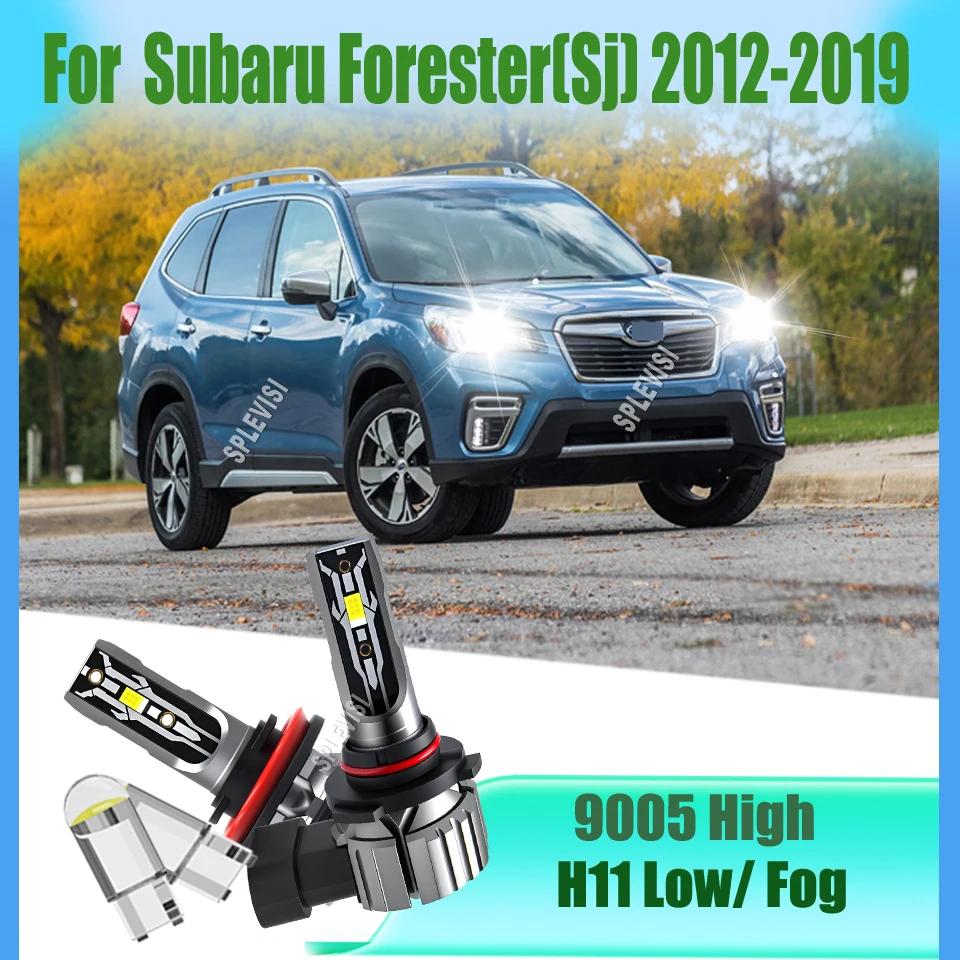 

9005 H11 LED Headlight Fog Bulb Safe Driving in Harsh Conditions For Subaru Forester(Sj) 2012 2013 2014 2015 2016 2017 2018 2019