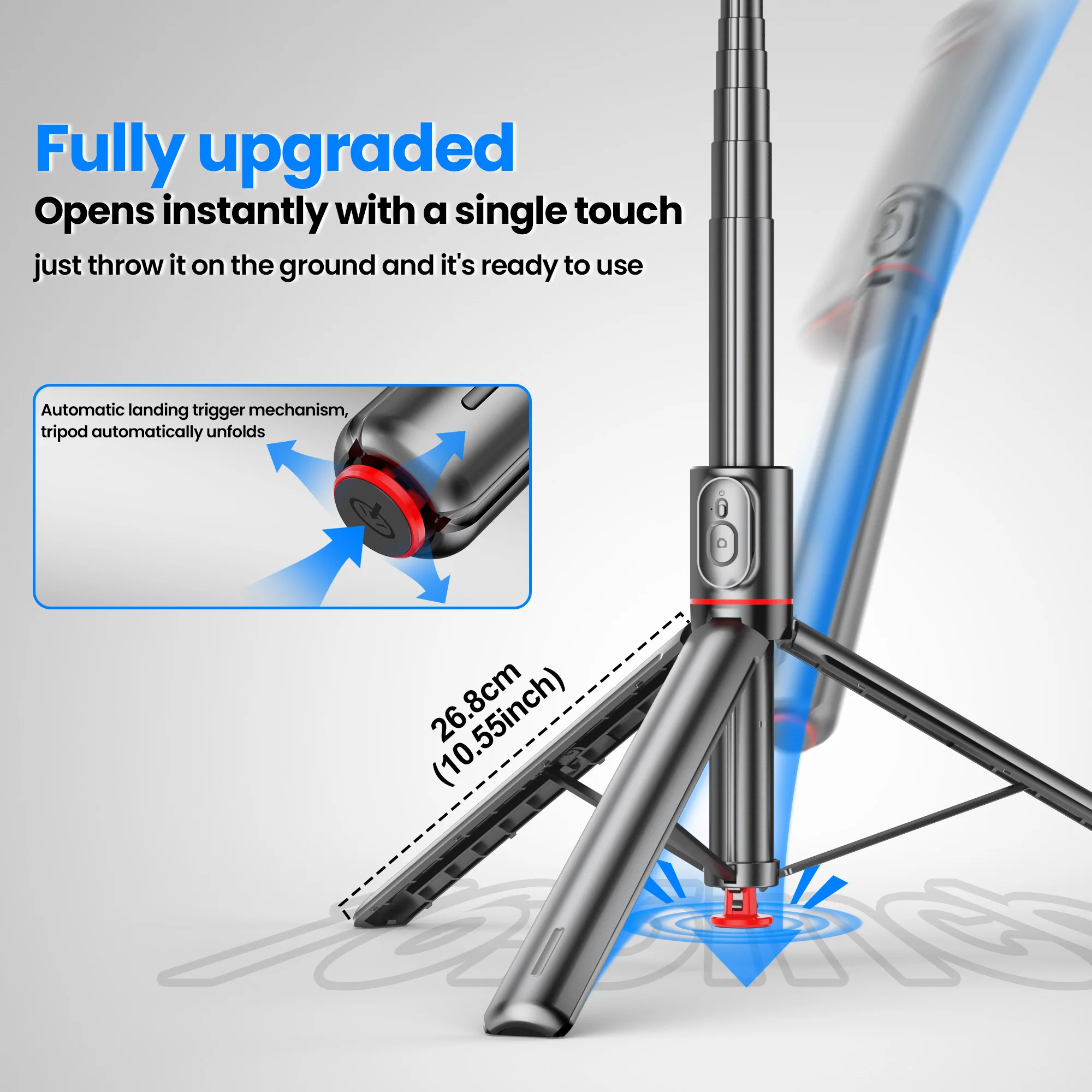 TT01 Portable 70 Inch All-in-one Auto Pop Open Tripod Bluetooth