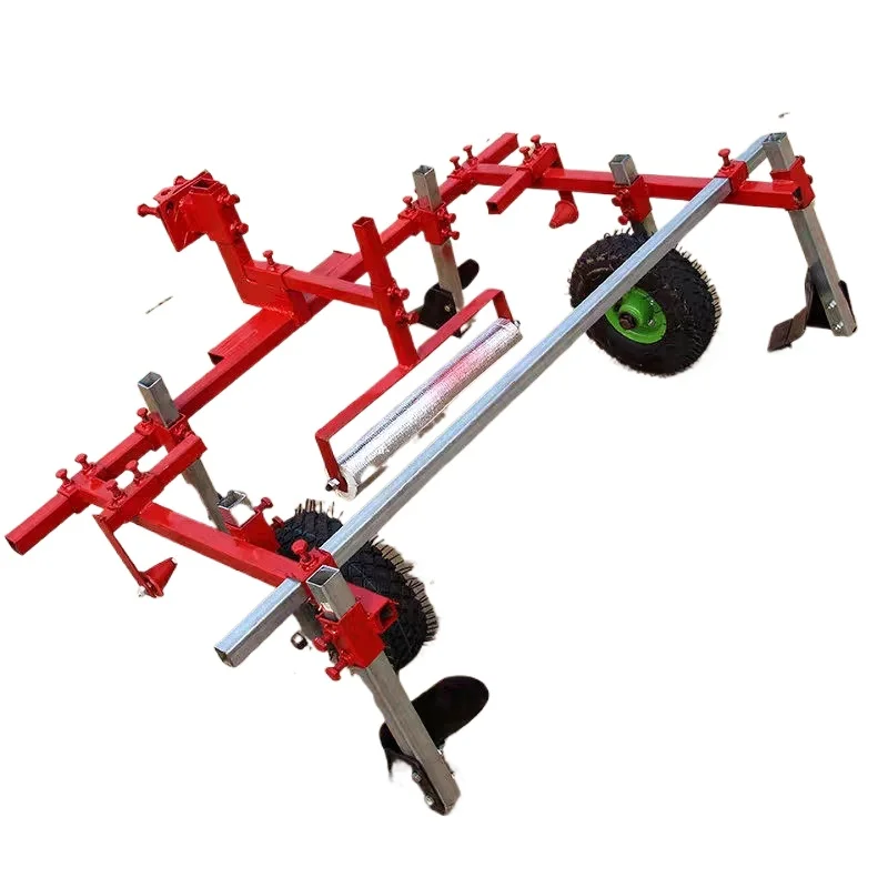 60-150cm Mulching Machine, Adjustable Width Micro-Tiller, Plastic Film Covering Machine, mAchine for Ag