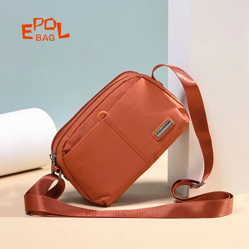 

EPOL Multi-layer Crossbody Bags Nylon Women's Bag Oxford Cloth Shoulder Bags Lightweight Small Bag Canvas Bags Female 2961-11