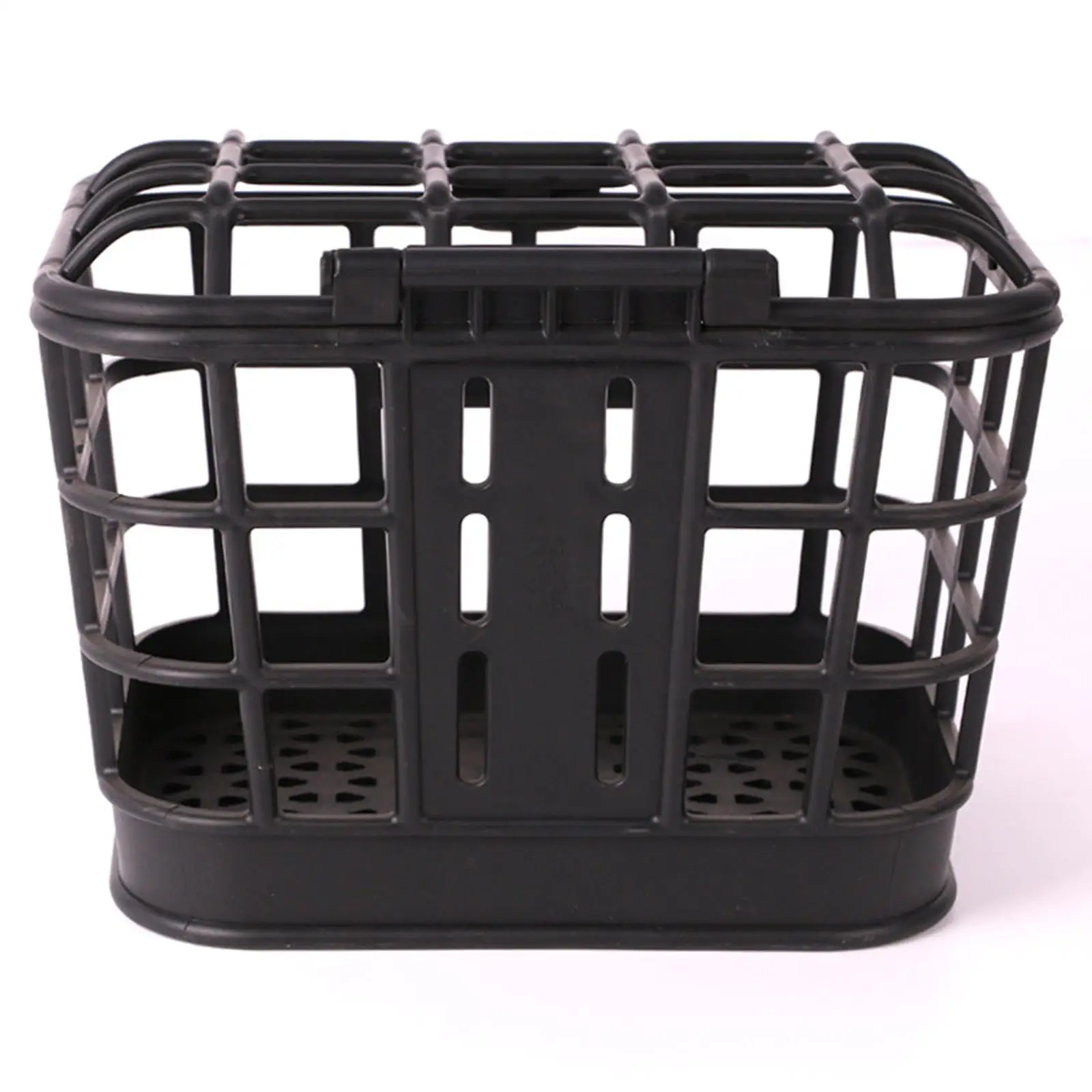 Bike Vegetable Basket Plastic Mesh Covered Organizer Basket for Books Stationery and Food