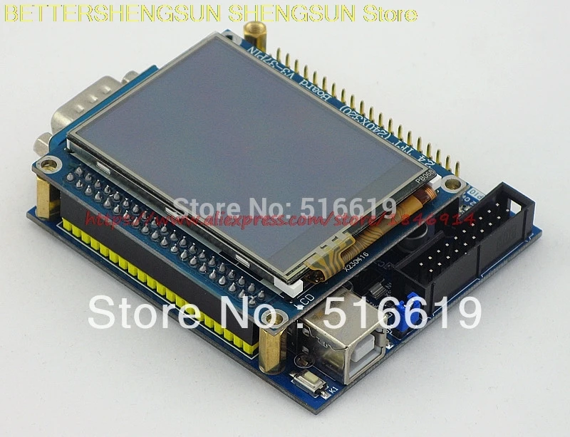 

STM32 board MINI + 2.4 inch touch screen -uCOS/uCGUI/ Far more than 51 AVR microcontroller