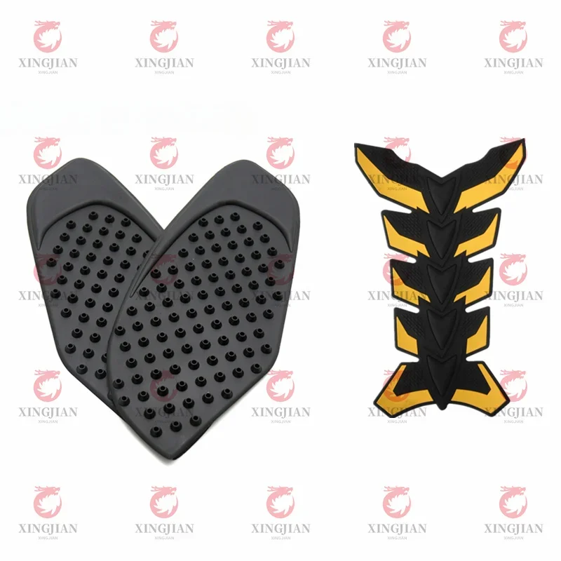 

For YAMAHA YZF-R6 R6 2008-2016 Motorcycle Tank Protection Pads Sticker Anti-skid and Anti-scratch Fishbone Decal Accessories