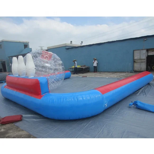 2026 China Factory New Design Outdoor Large Inflatable Ten Pin Giant Bowling Set view 5
