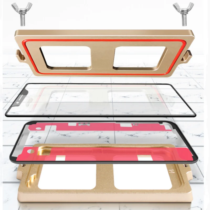 LCD Screen Glass Frame Clamping Mold For iPhone 14 pro max 14 plus LCD Screen Alignment Mold Location Mould