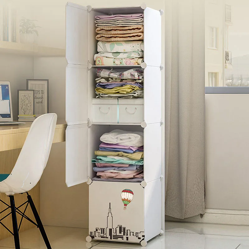 *-*Cabinet Modern Wardrobe Storage Organizer Partitions Bedroom Clothes Partitions Wardrobe Display