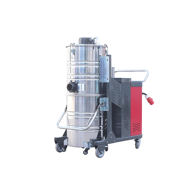 380V 5.5KW Stainless Steel Industrial Wet & Dry Vacuum Cleaner for Dust Removal