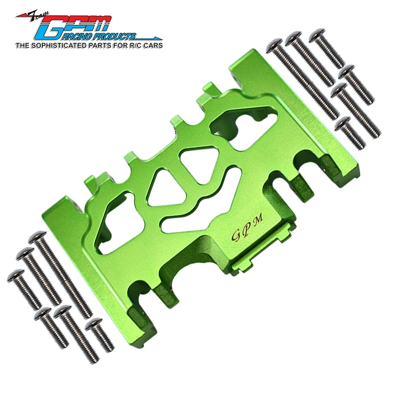 Cubierta de engranaje inferior de aluminio GPM para 1/10 TRX4 DEFENDER TRAIL CRAWLER-82056-4