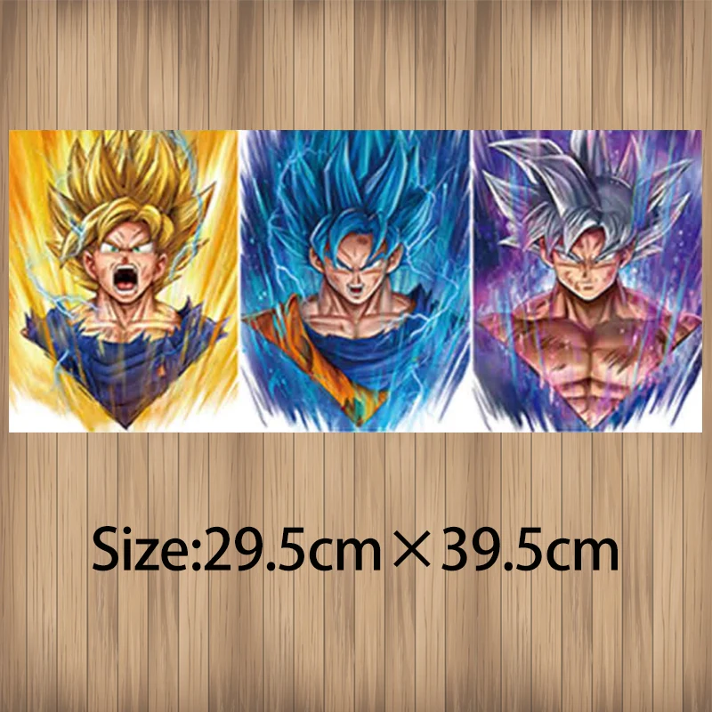 

Anime 3D Lenticular Posters Son Goku Super Saiyan Blue Dragon Ball Z Art Print Home Decoration(Without Frame)