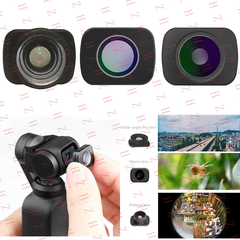 U+ For DJI OSMO Pocket/Pocket 2 Macro Wide-angle Pro Lens Fisheye Lens Accessory