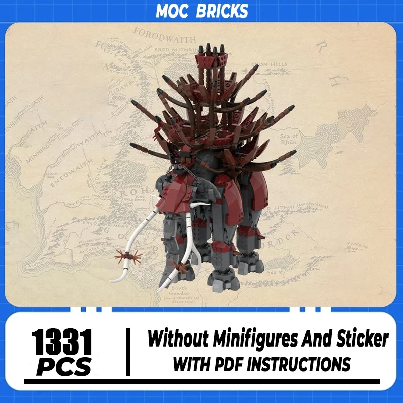 

Magical Rings Moc Building Blocks Movie Monsters Balrog Model Technology Bricks DIY Assembly Street View Toys Gifts