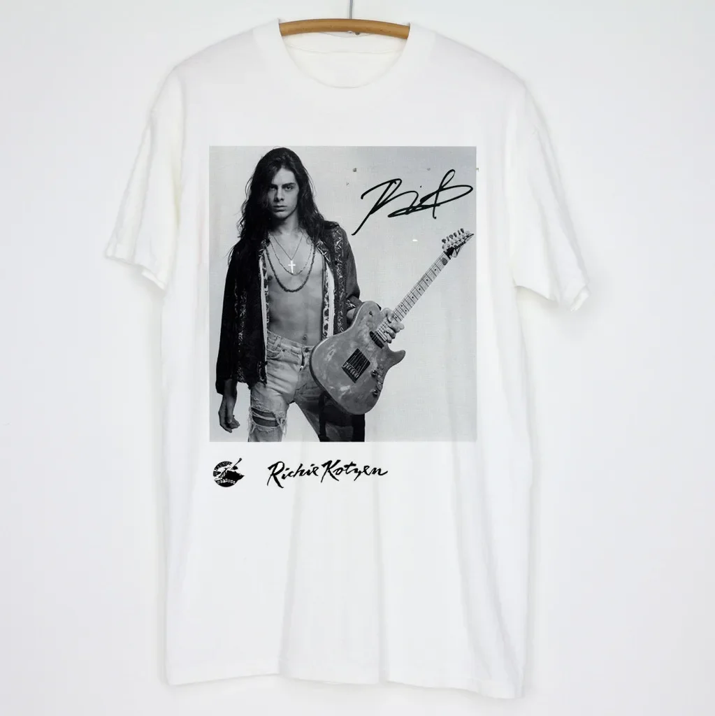 Richie Kotzen signed T-shirt Cotton Tee For Fan S to 4XL 3A651