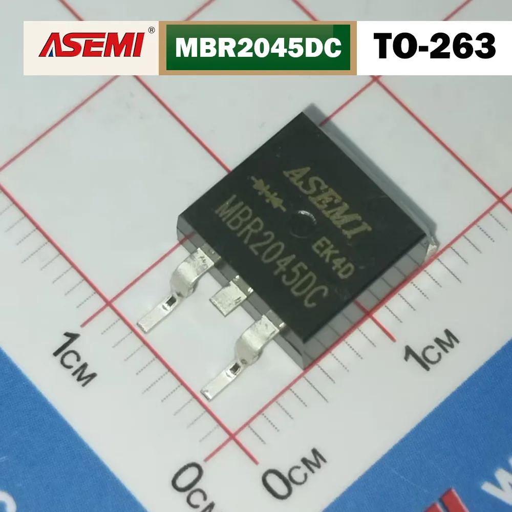 MBR2045DC 20A 45V Schottky Barrier Rectifier Diode ASEMI