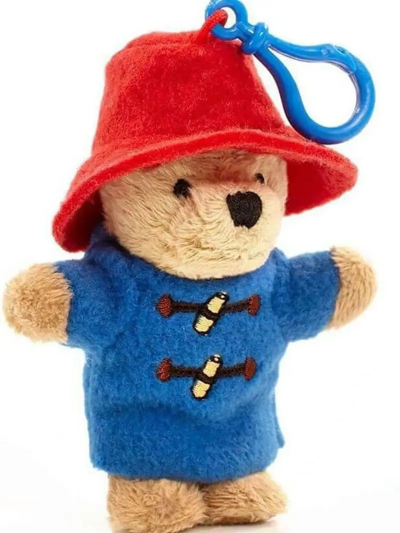 8cm Britain Paddington Bear plush dolls Kawaii Small Bear Stuffed Dolls High Quality Children Christmas Birthday Gifts