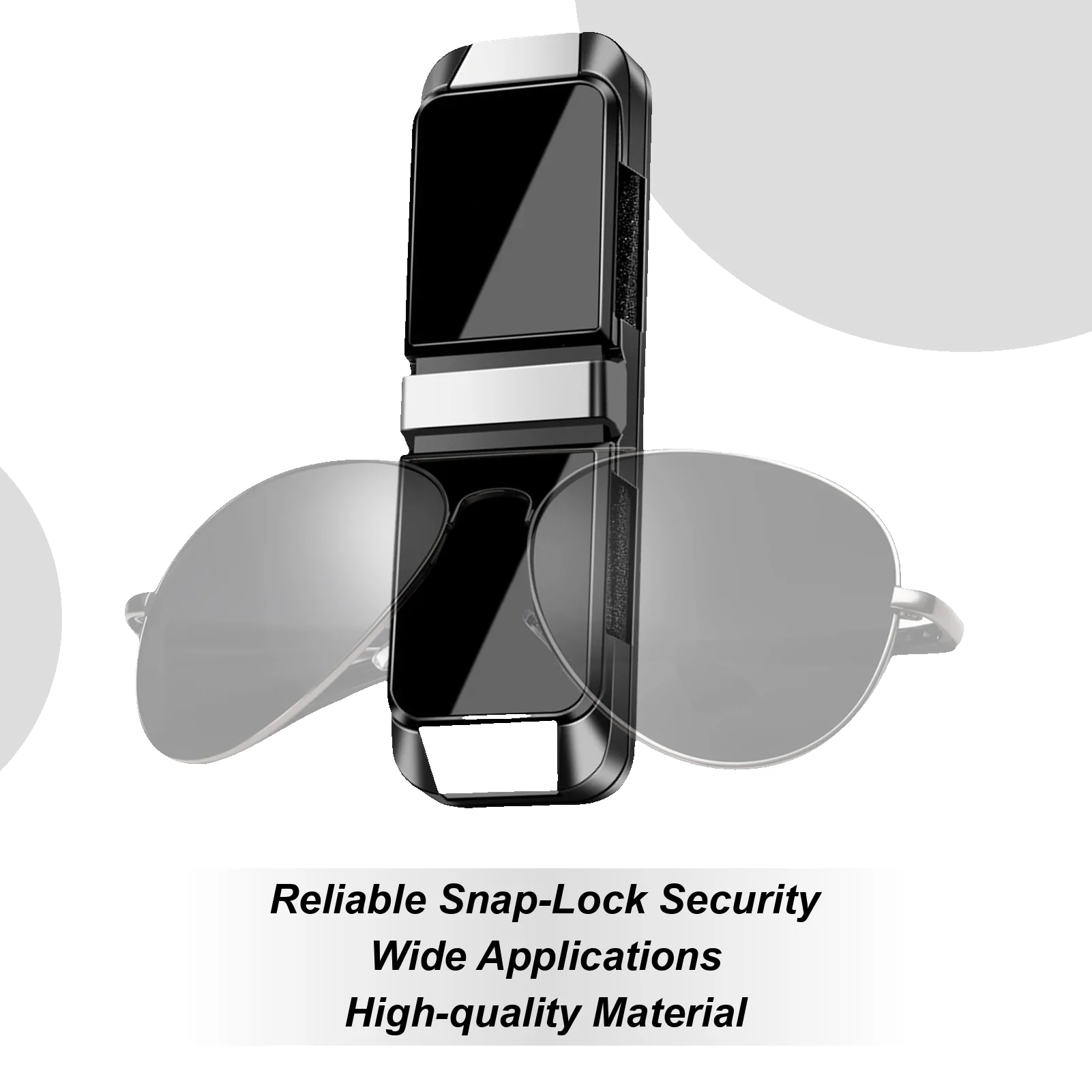 

Держатель для солнцезащитных очков для автомобиля, двойной зажим, автомобильный держатель для солнцезащитных очков, внутренний органайзер для билетов для автомобильного фургона, внедорожника, седана, женщин и мужчин