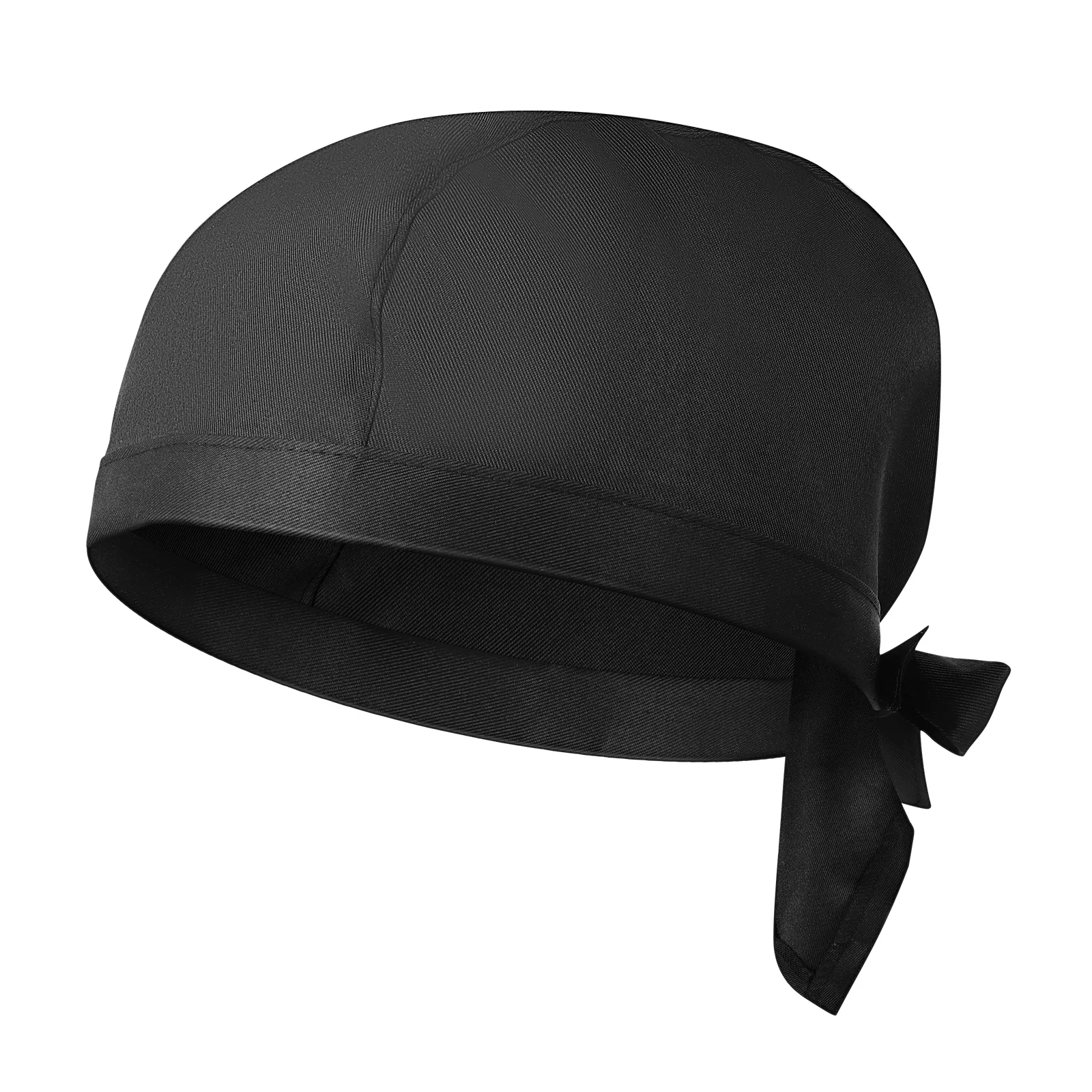 Black Headband Women's Hats & Caps Restaurant Work Cake Silk Bonnet Pirate Chef Man