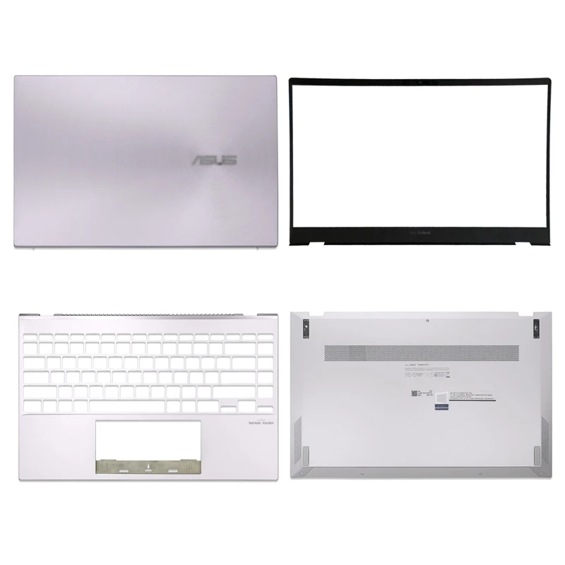 NEW Silver Grey Laptops Case LCD Back Cover/Front Bezel/Palmrest/Bottom Case For ASUS ZenBook 14 U4700J UX425 UX425J UX425JA