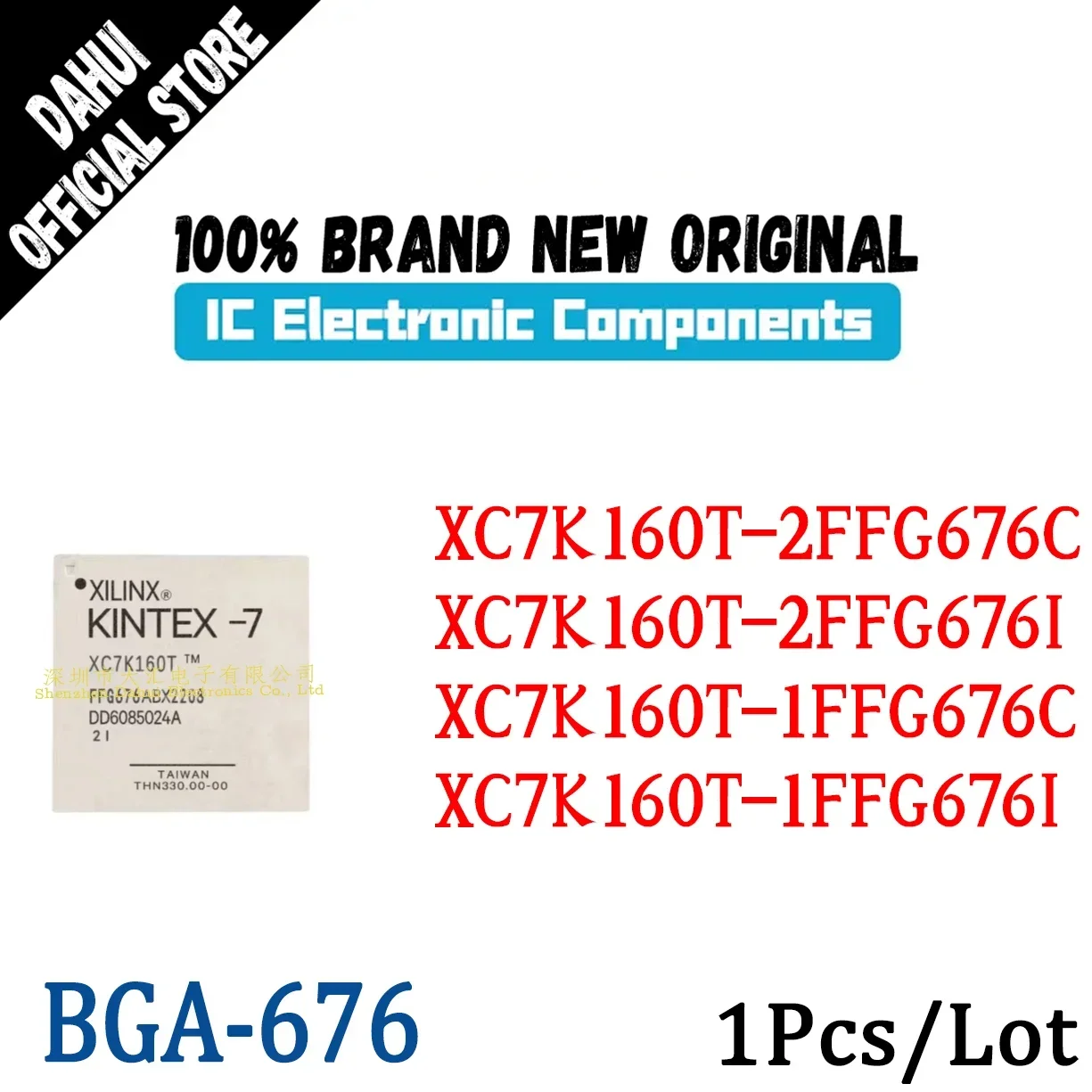 

XC7K160T-2FFG676C XC7K160T-2FFG676I XC7K160T-1FFG676C XC7K160T-1FFG676I XC7K160T BGA-676 Programmable logic chip IC In Stock