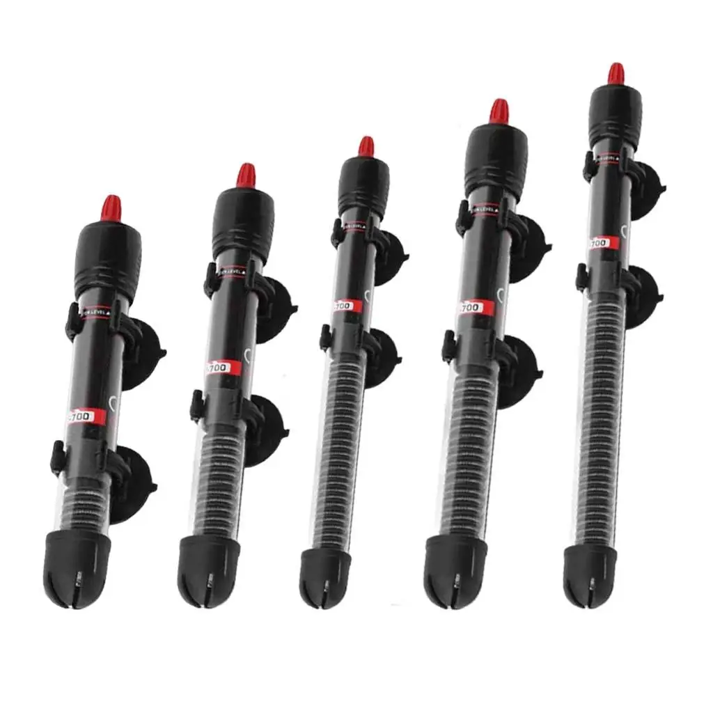 Adjustable Fish Tank Heating Rod Automatic Constant Temperature with 2 Suction Cups Aquarium Heater