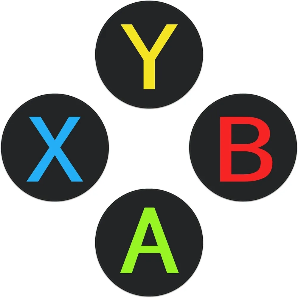 

Silicone Gaming Coasters Game Room Décor Table Mat Black Drink Coasters Birthday Easter Gifts For Boyfriend Husband Dad Gam