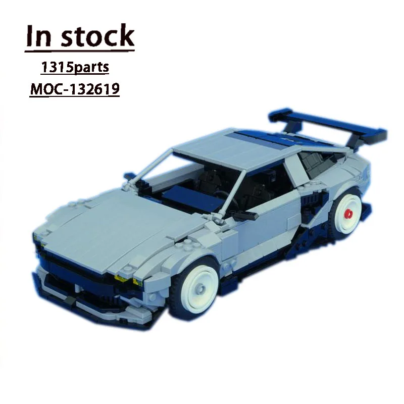 MOC-132619N Vision 74 Concept Car 1:16 Assembly Splicing Building Block Model 1315 Building Block Parts Kids Birthday Toy Gift